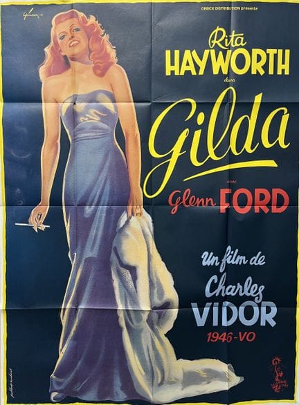 GILDA Charles Vidor 1946 120 x 160 cm Französische