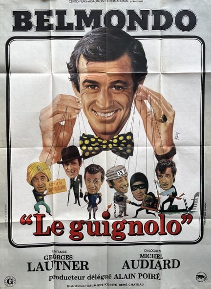 LE GUIGNOLO Georges Lautner 1980 120x160cm Französ