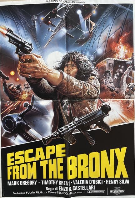 ESCAPE FROM THE BRONX Enzo G. Castellari 1983 70 x