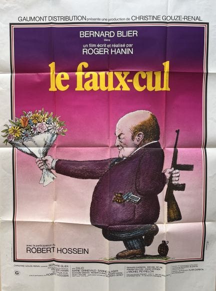 „LE FAUX-CUL“ Roger Hanin 1975 120 x 160 cm Franzö