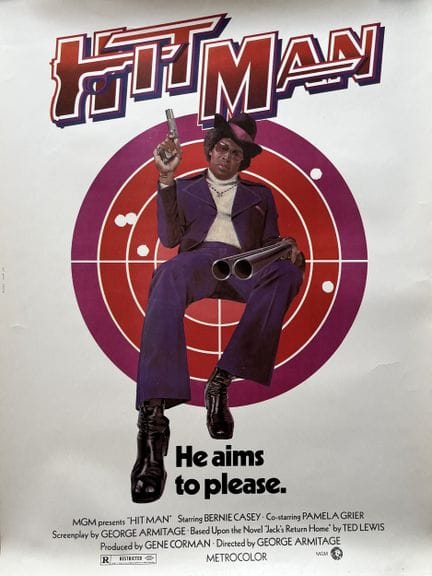 HIT MAN George Armitage 1972 76 x 100 cm (US-Jumbo