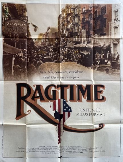 RAGTIME Milos Forman 1981 120x160cm Französisches 