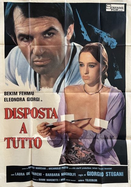 DISPOSTA A TUTTO Giorgio Stegani 1977 100 x 140 cm