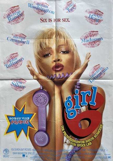 GIRL SIX Spike Lee 1996 60 x 84 cm Deutsches Plaka