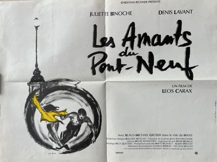 DIE LIEBHABER DER PONT NEUF Leo Carax 1991 80 x 60