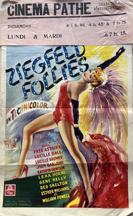 ZIEGFELD FOLLIES by Vincente Minnelli, 1945, 36x56