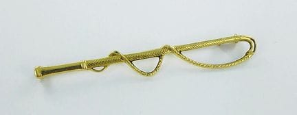 Brosche aus 750er Gold.
Gewicht: 5,5 g. Ohne Punzi