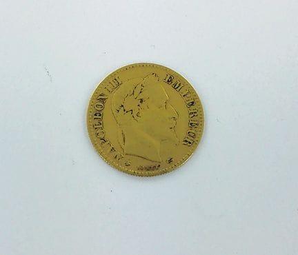 Pièce 10 Francs or 1864.
3,1 gr