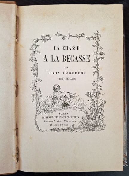 AUDEBERT (Tristan) - (BERAUD (Henry)). The Woodcoc
