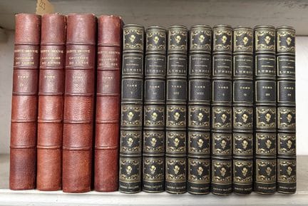 SAINTE-BEUVE (Charles-Augustin): 12 volumes:
- Mon