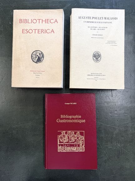 BIBLIOGRAPHIES :
- [DORBON (Ainé)]. Bibliotheca es