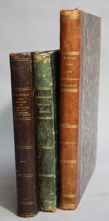 [奥弗涅]。3 volumes： 
BOUDET (M.).Les Tribunaux Crimin