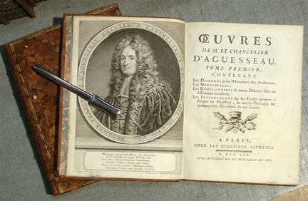 AGUESSEAU (Henri-François, Chancellor of). Works. 