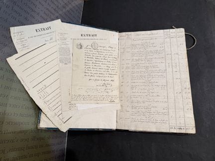 Account book of a farmer from the Bourbonnais regi