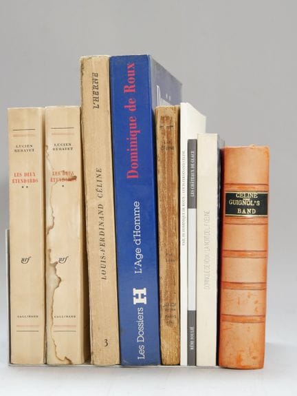 CELINE   DE ROUX   REBATET. (9 volumes). 
Céline. 