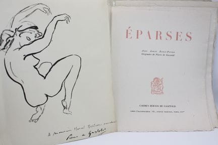 GASZTOLD (Carmen Bernos de). *Eparses*. With twelv