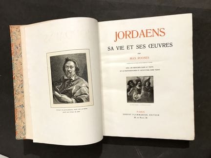 ROOSES (Max). Jordaens. Sa vie et ses œuvres. 
Par