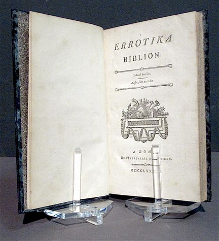- [MIRABEAU (Gabriel-Honoré Riquetti de)]. Errotik