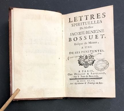 BOSSUET (Jacques-Bénigne). Lettres spirituelles de