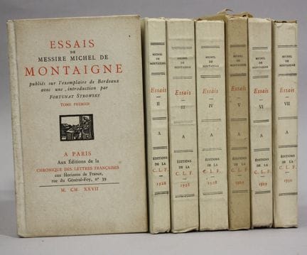 MONTAIGNE. Les Essais. 
Paris, Horizons de France,