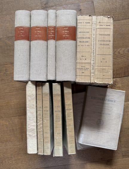BIBLIOGRAPHIES. 4 works; 14 volumes.
- CARTERET. *