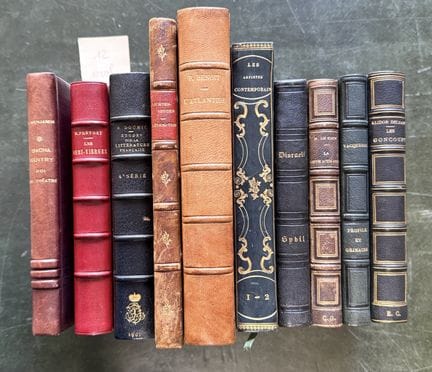 LITERATURA. 10 títulos encuadernados:
BENJAMIN (Re