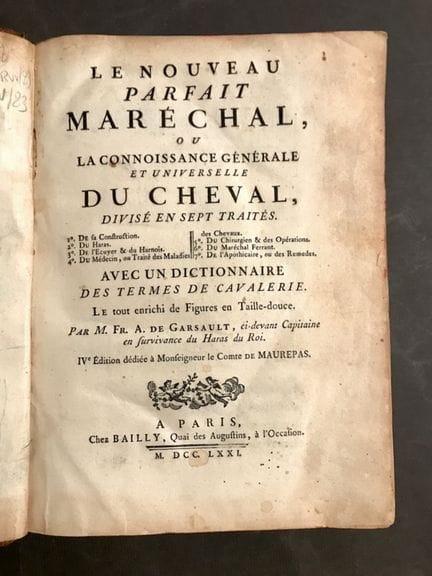 GARSAULT (François-Alexandre de). Le nouveau parfa