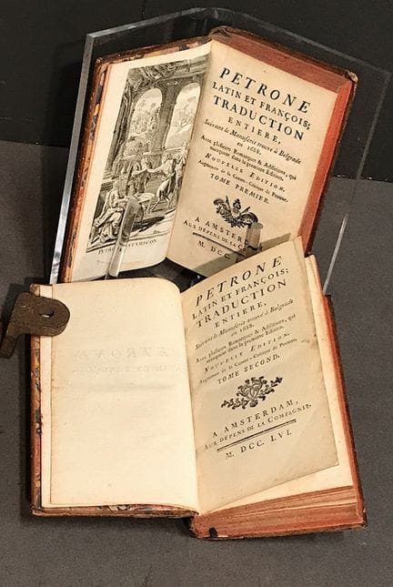 PETRONE -  NODOT. Petrone latin et françois. Tradu