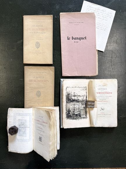 Reimpresiones de textos antiguos, 5 folletos:
- El