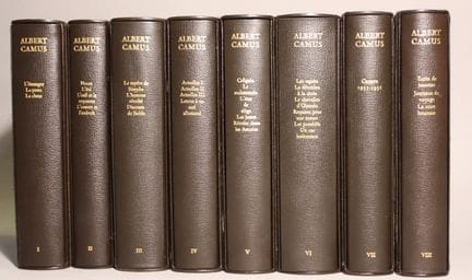 CAMUS (Albert). Complete Works. 
Paris, André Saur