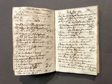 [BOURBONNAIS - LIVRE DE COMPTES] - [Manuscrit]. Le