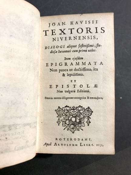 TIXIER DE RAVISY (Jean, en latin RAVISIUS TEXTOR).