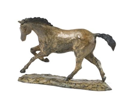 Sylvie ROUBES (XXe siècle)
"Poulain au trot"
Bronz