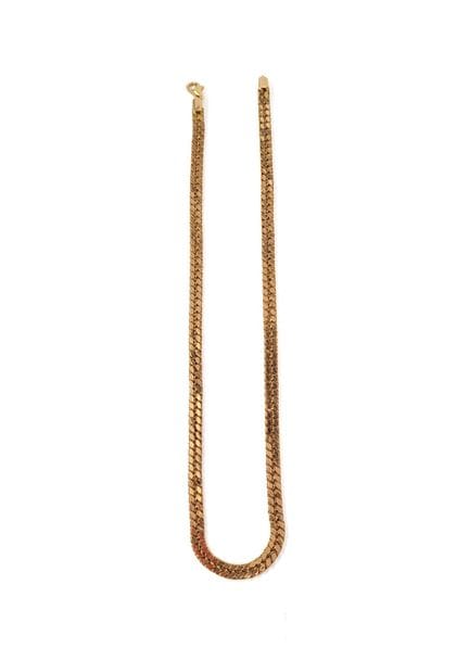 COLLAR de oro de 750‰ con doble fila de eslabones 