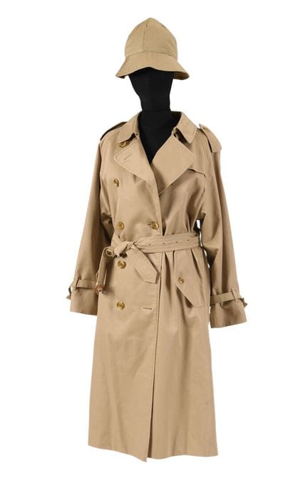 BURBERRY
Trench de gabardina de algodón con doble 