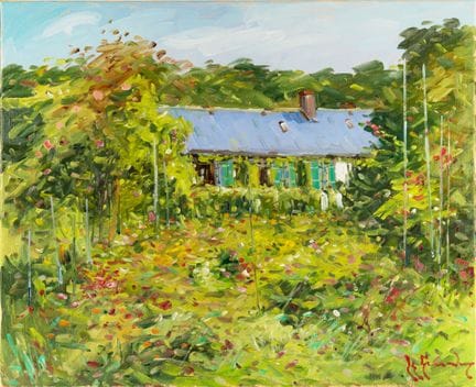 Guy LEGENDRE (born in 1946)
"Giverny, Claude Monet
