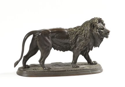 Jules MOIGNIEZ (1835-1894)
"Lion"
Bronze à patine 