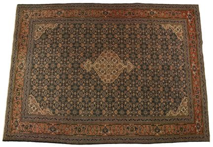 IRAN, Ardabil
Large hand-knotted wool rug, featuri