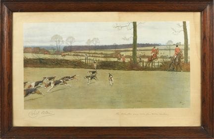 Cecil ALDIN (1870-1935) d'après
"The Atherstone go