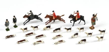 [FIGURINES]
"Scène de chasse à courre au renard" c
