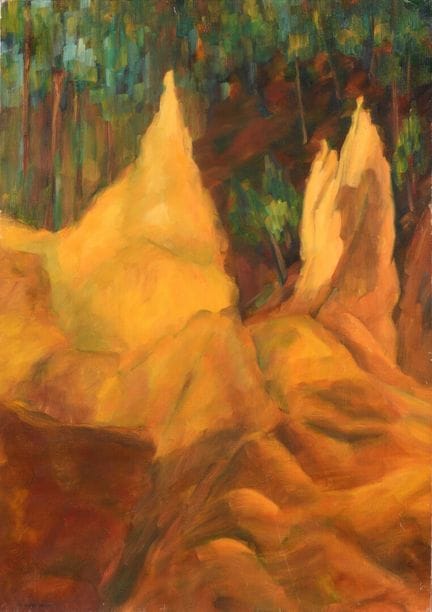 Michèle HARDY DEVARS (1945–2004)
"Montagne d'ocres