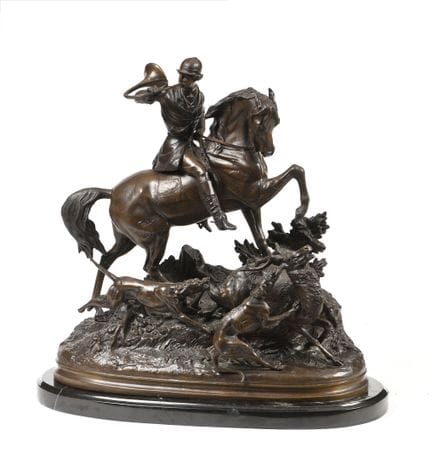 Arthur WAAGEN (1836 -1898)
"L'hallali du cerf" 
Br