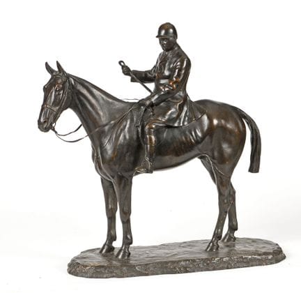 Georges MALISSARD (1877-1942)
"Le Pau Hunt" 
Bronz
