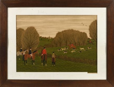 Vincent HADDELSEY (1934-2010)
"Le change, scène de
