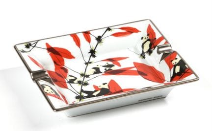 HERMÈS Paris
Cendrier en porcelaine émaillée à mot