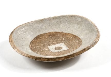 André BORDERIE (1923–1998)
Oval ceramic bowl with 