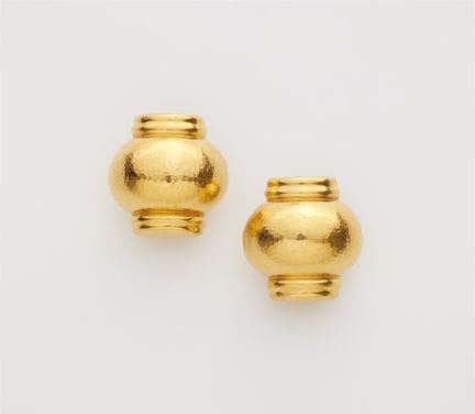 Ilias Lalaounis
A pair of hammered 18k yellow gold