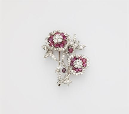 Van Cleef & Arpels
An American platinum 18k gold d