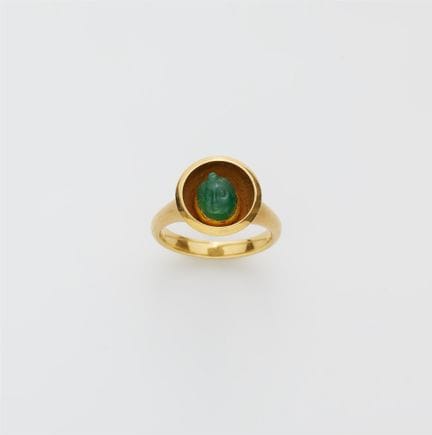 Elisabeth Treskow
A German 18k yellow gold ring wi