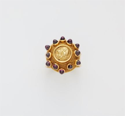Elisabeth Treskow, Umkreis
A German 18k gold granu